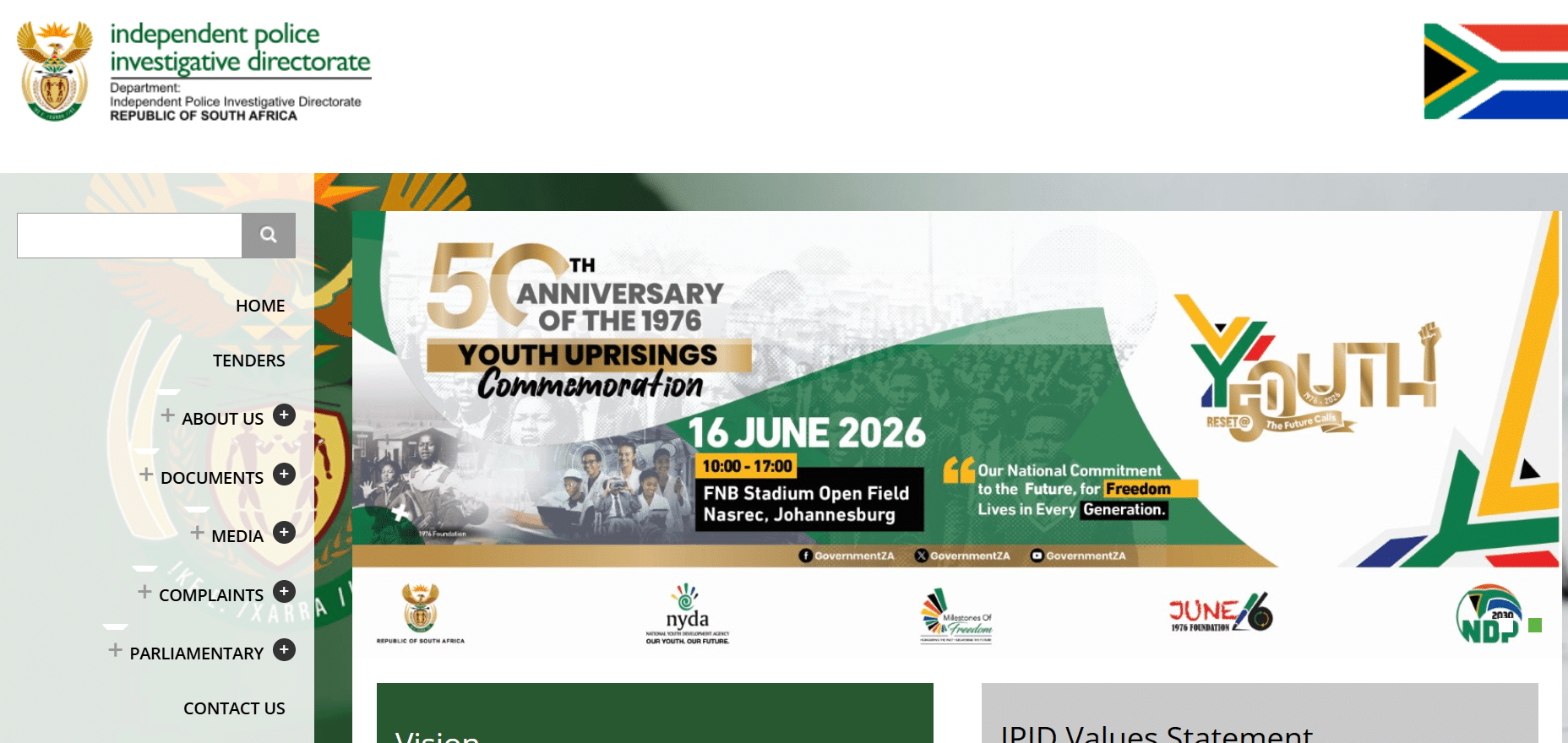 24 Months Graduate Internship Programme at The Independent Police Investigative Directorate
