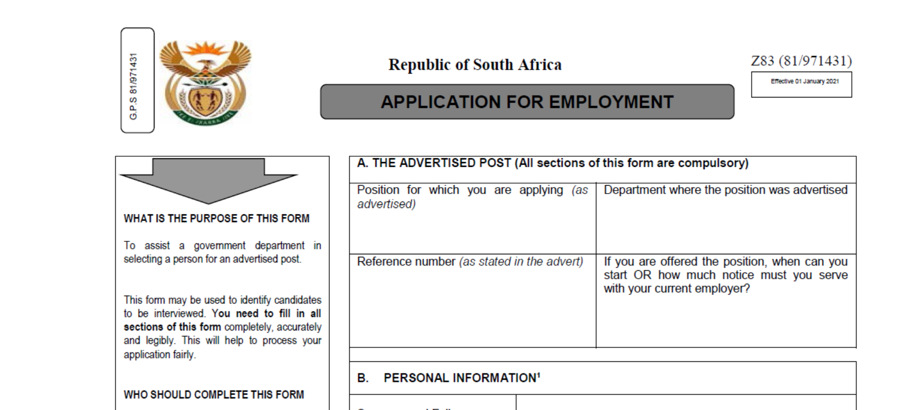 The New Z83 Form Download Guide and How To Fill It Correctly for Your Government Job Applications