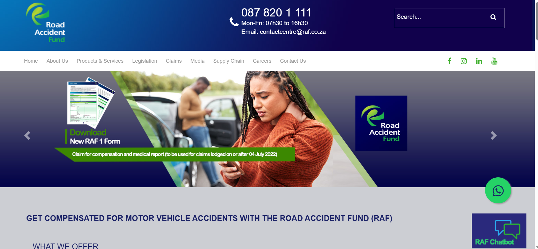 The Road Accident Fund Internship Programme: Litigation & Mediation (Pretoria x1, Polokwane x1, Thohoyandou x1)